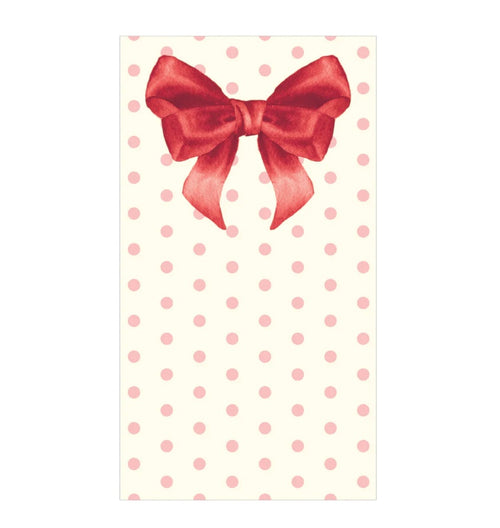 Pink Bows Paper Guest Towels by Sophistiplate
