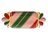 Striped Candy Plate
