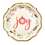 Vintage Santa Joy Salad Plates by Sophistiplate