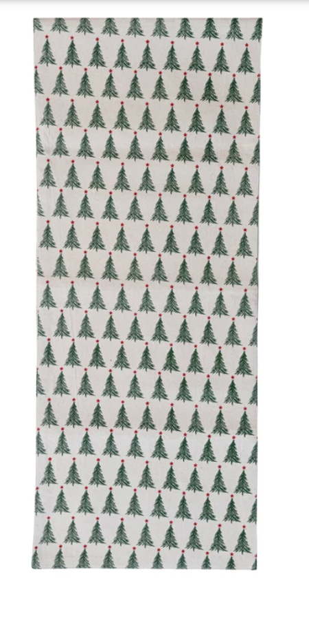Christmas Tree Printed Table Runner