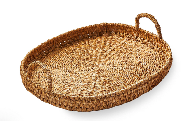 Seagrass Oval Tray