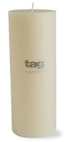 Color Studio Ivory Pillar Candles by Tag