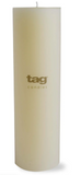 Color Studio Ivory Pillar Candles by Tag