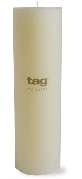 Color Studio Ivory Pillar Candles by Tag