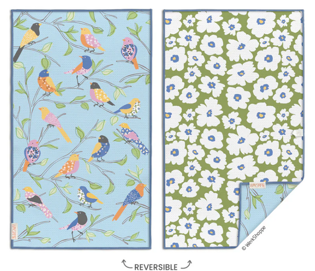 Patterned Microfiber Kitchen Dishtowels