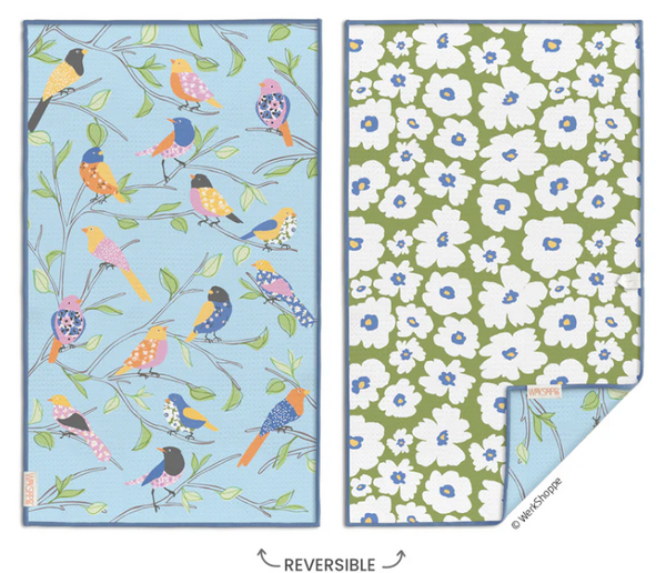 Patterned Microfiber Kitchen Dishtowels