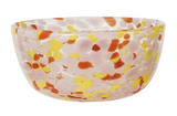Blown Confetti Glass Bowl - 4 colors