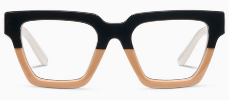 Ramona Tokyo Tortoise Black Reading Glasses by Peepers