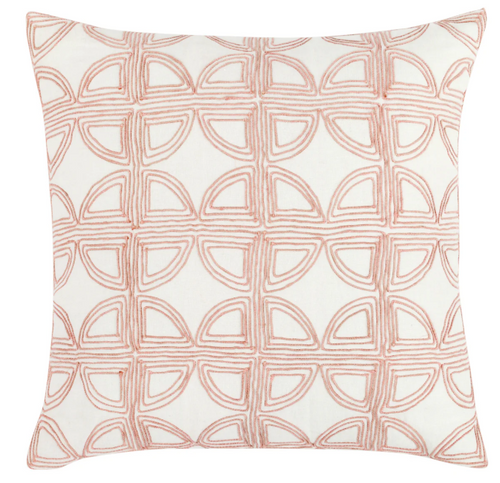 Elea Ivory/Blush Pillow