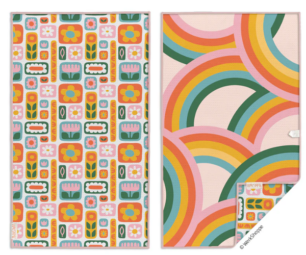Patterned Microfiber Kitchen Dishtowels