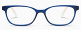 Beach Read Navy/Summer Stripe Reading Glasses by Peepers