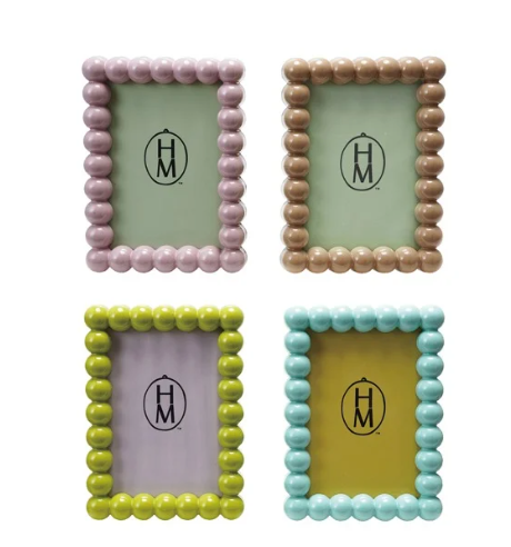 Hobnail Photo Frame w/ Balls