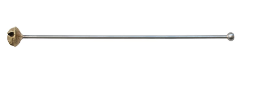 Stainless Steel & Brass Cocktail Stirrer w/ Bell