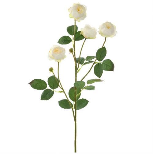 White Spray Rose Stem - 28"