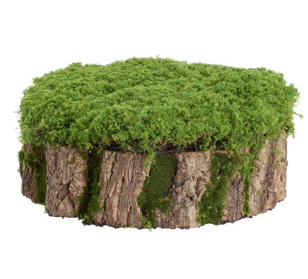 Faux Moss Stumps