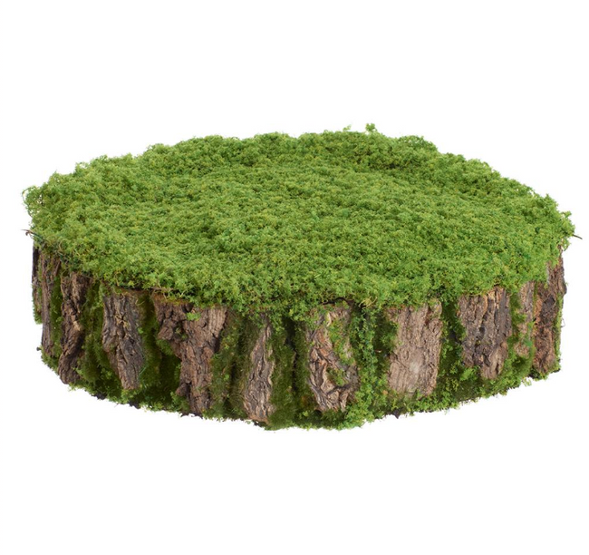 Faux Moss Stumps
