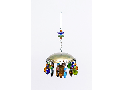 Beaded Raindrops with Bell