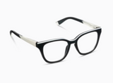 Le Fun Club Black/White Reading Glasses by Peepers