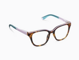 Le Fun Club Tortoise/Pink Reading Glasses by Peepers