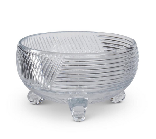 Pressed Glass Footed Bowl