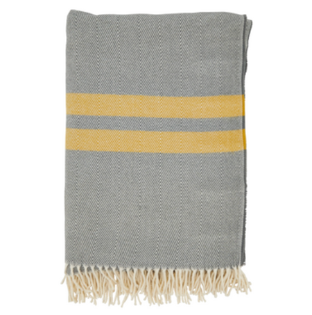 Brushed Cotton Flannel Throw Plaid