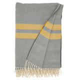Striped Herringbone Throw