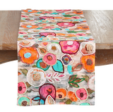 Floral Embroidered Runner