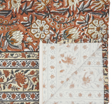 Rust Block Print Runner