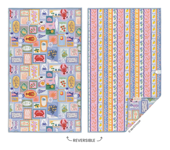 Patterned Microfiber Kitchen Dishtowels