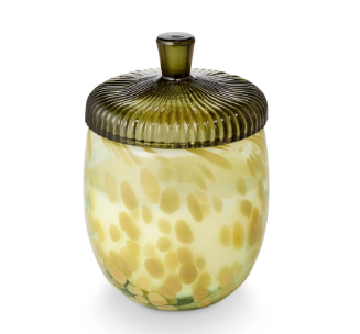 Leaves & Acorn Glass Acorn Candle by Illume