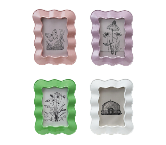 Wavy Rectangle Photo Frames