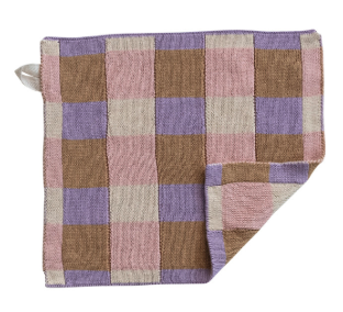 Checkered Knit Dishcloths