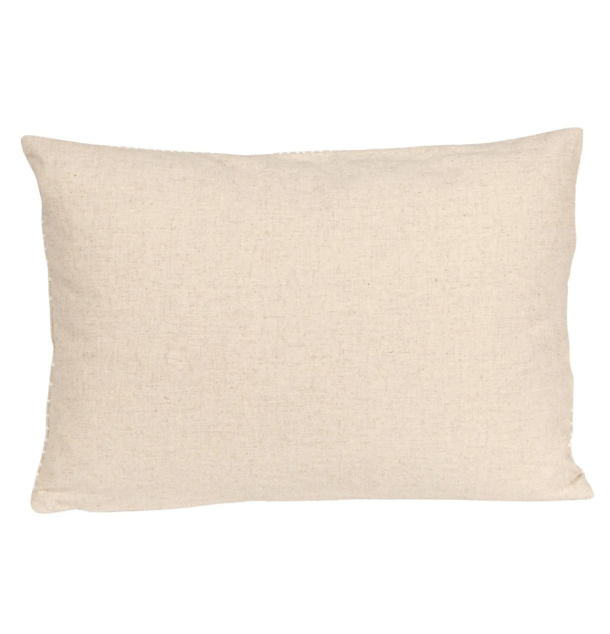 Geometric Beige Lumbar Pillow
