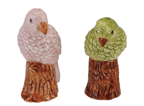 Parrot Shaped Salt & Pepper Shakers