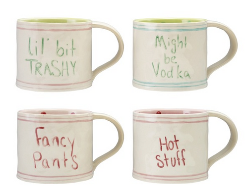 Hand Painted Mug W/ Saying