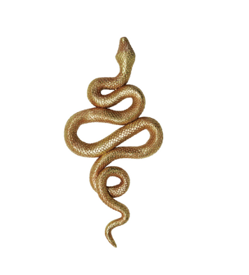 Gold Resin Snake