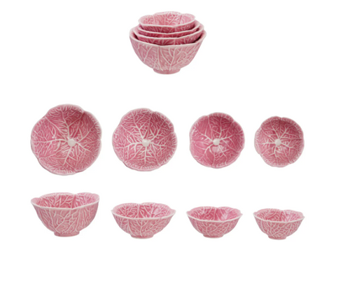 Pink Cabbage Prep Bowls