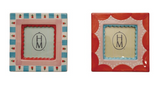 Red, Blue and Pink Square Photo Frames