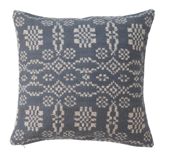 Square Jacquard Printed Pillow