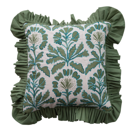 Cotton Plaid Flannel Pillow