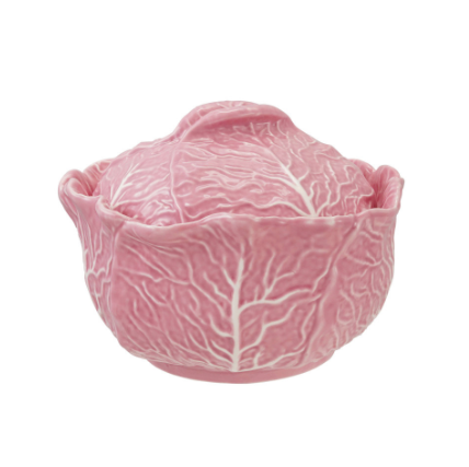 Pink Cabbage Soup Tureen