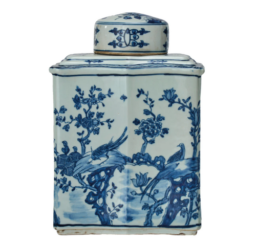 Vintage Style Ceramic Ginger Jar