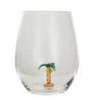 Spring Figures Stemless Wine Glasses