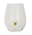 Spring Figures Stemless Wine Glasses