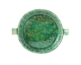 Green Glazed Stoneware Bowl