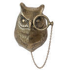 Aluminum Owl Head w Monocle