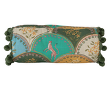 Cheetah & Floral Bolster Pillow