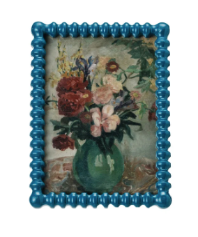 Rubberwood Scalloped Photo Frame