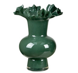 Ebouriffe Emerald Green Vase
