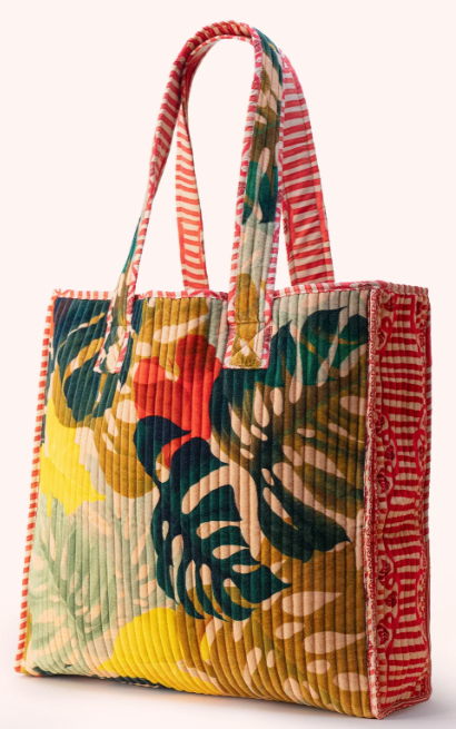 Gray Canvas Totes - Gray Text